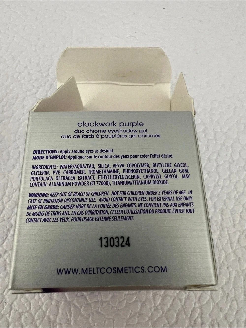 Melt cosmetics: Metaleyez  Duo Chrome Eyeshadow Gel - in Clockwork Purple